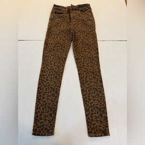 American Eagle Outfitters Leopard Print Skinny Jeans
